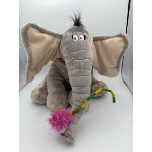 Dr.‎ Seuss Horton Elephant Plush Macy's 2008 12" Stuffed Animal Flower